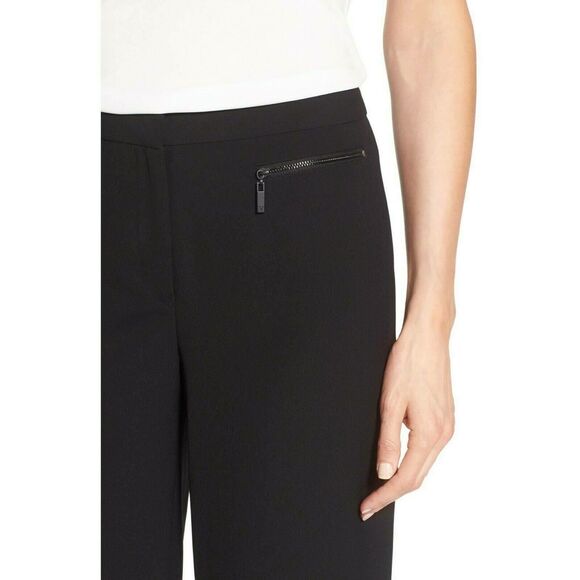 Vince Camuto Womens Pants size 16W new nwt $99 Black Wide Leg Zip Pocket Dress - Picture 5 of 11